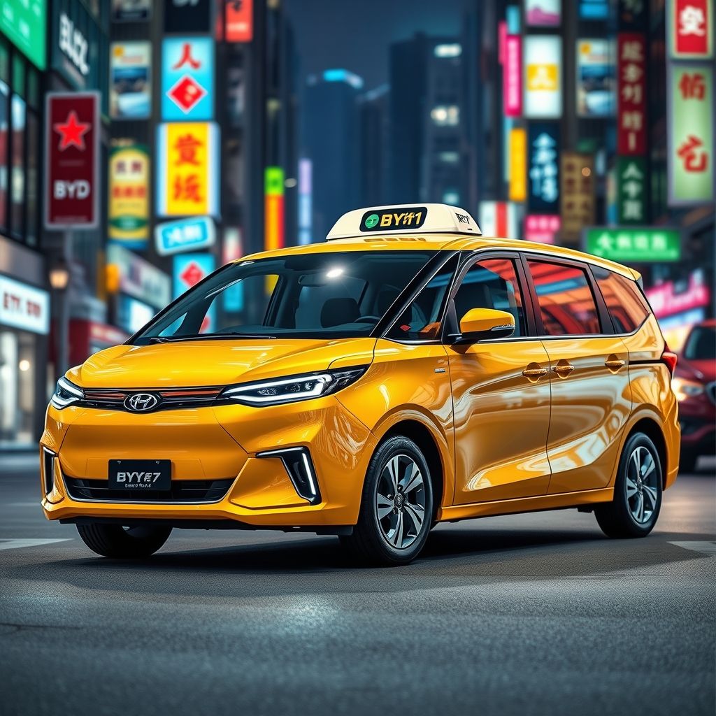 BYD e7 เปิดตัว! ราคาเบา สเปกโดนใจ ตีตลาดแท็กซี่จีน